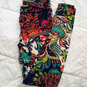Paisley leggings